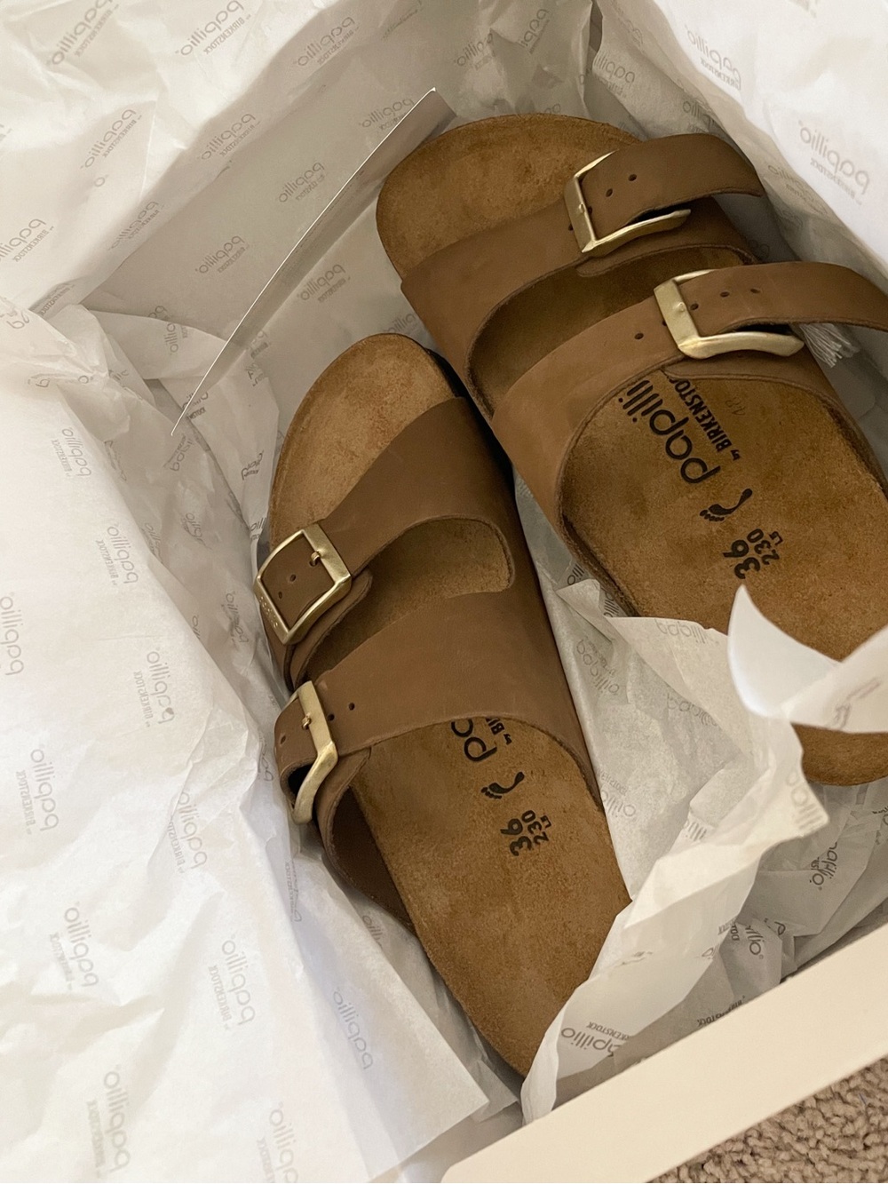 Arizona Platform Sandal - Nubuck (BNWT)
